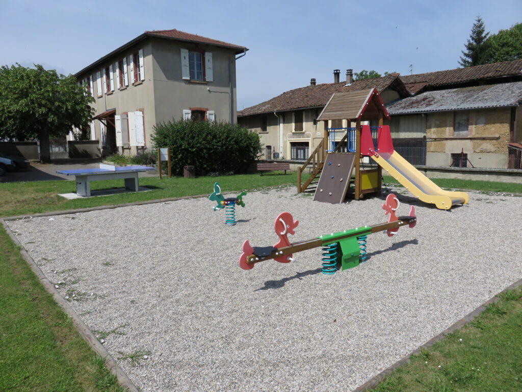 Aire de jeux commune de plan
