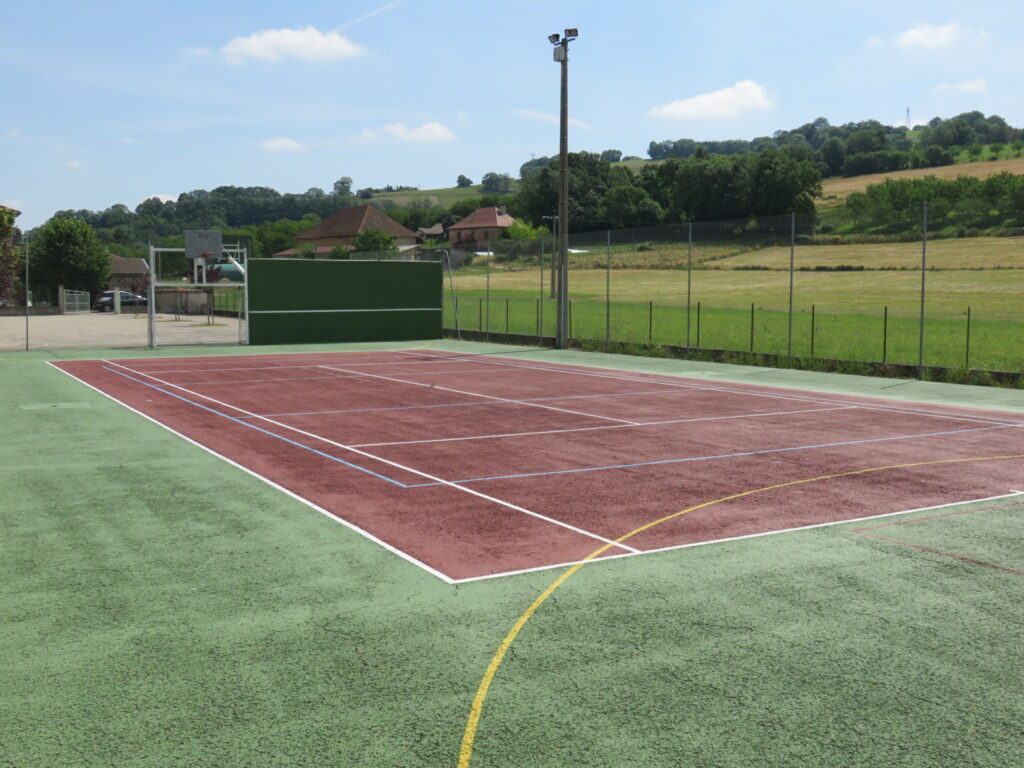 terrain de tennis de PLAN