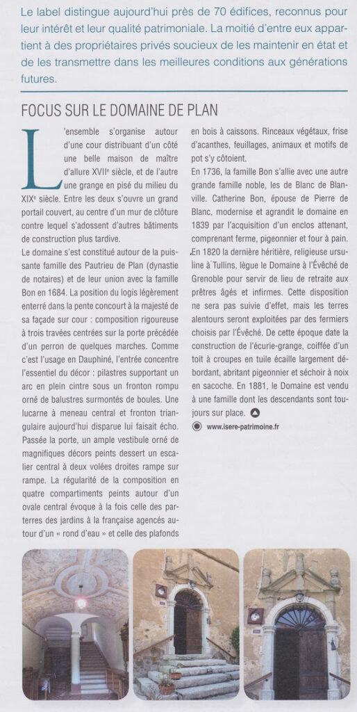 descriptif gentilhommière